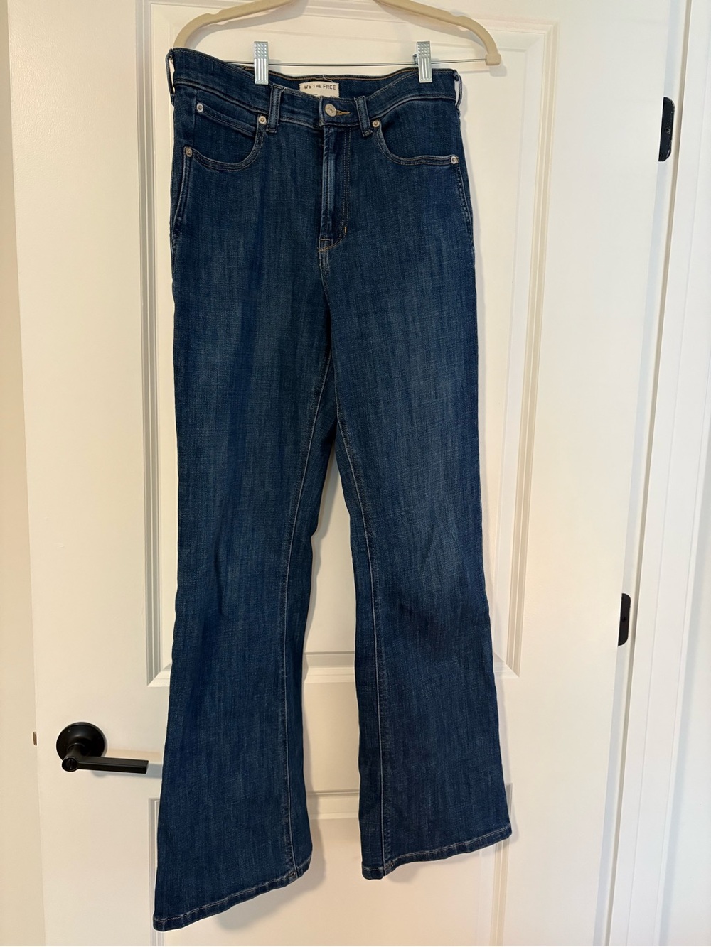 We The Free Dark Blue Flare Jeans